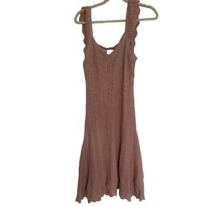 Freshman 1996 pink crochet dress